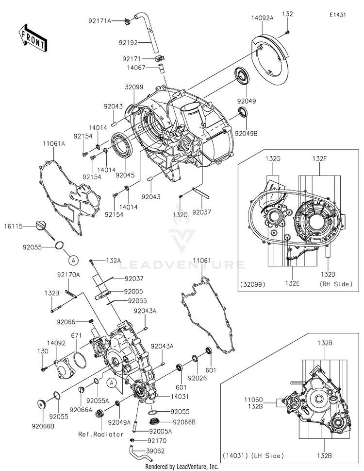 Engine Cover(S) Schematic