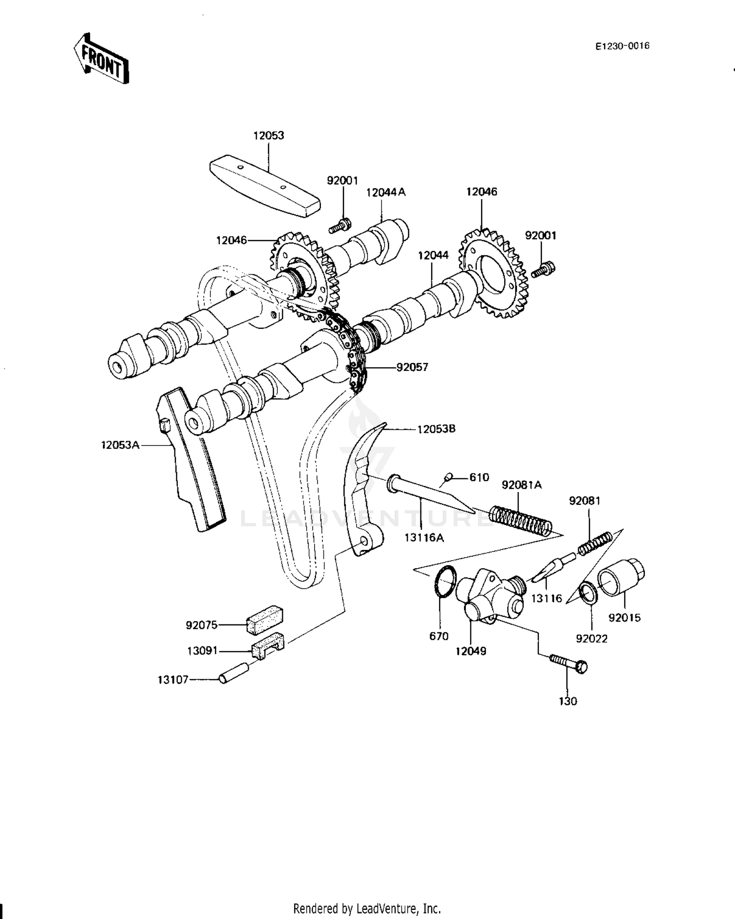 CAMSHAFTS/CHAIN/TENSIONER