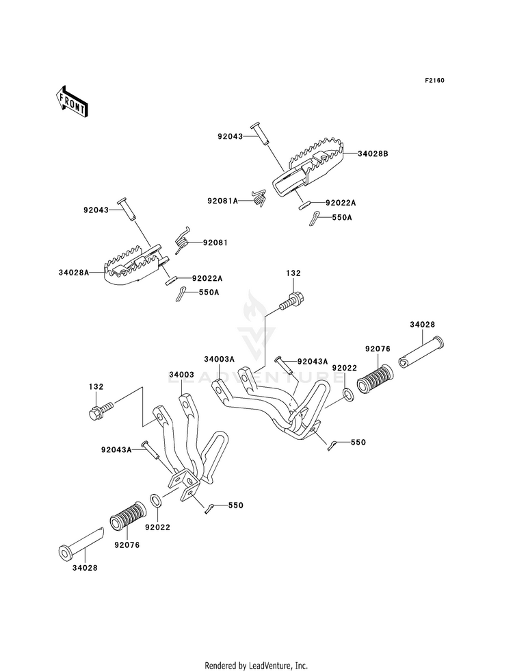Footrests Schematic