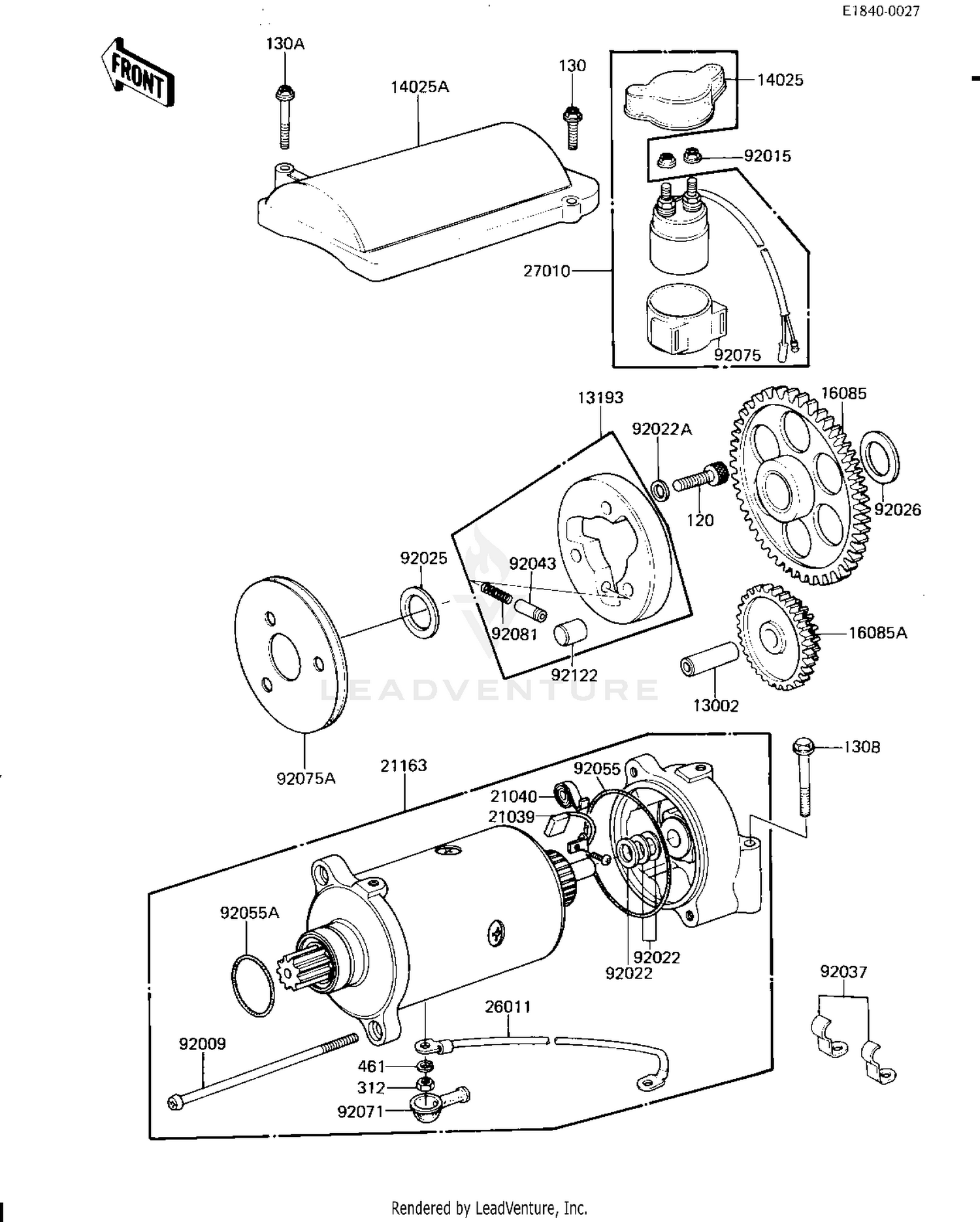 STARTER MOTOR/STARTER CLUTCH