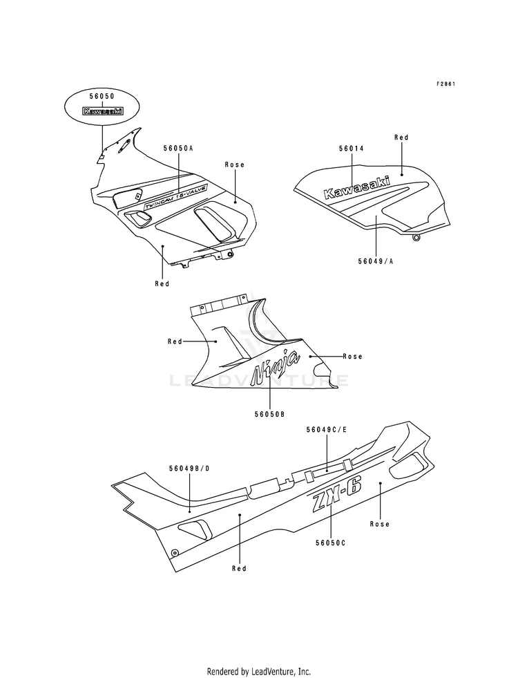 Decal (Resd/Rose)(Zx600-D2) Schematic