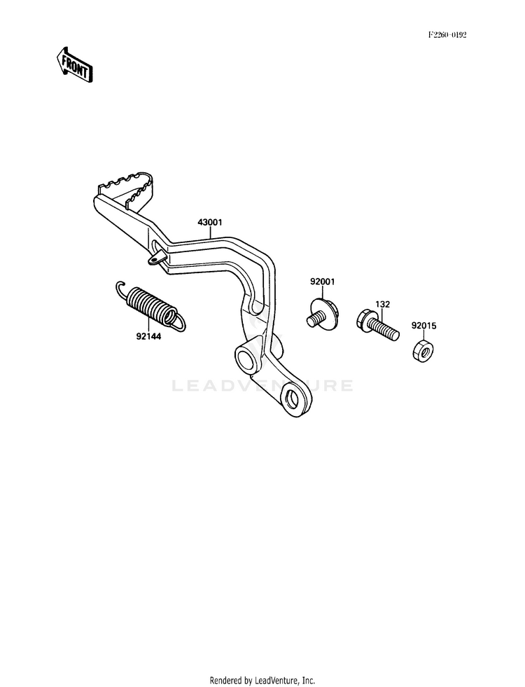 Brake Pedal Schematic