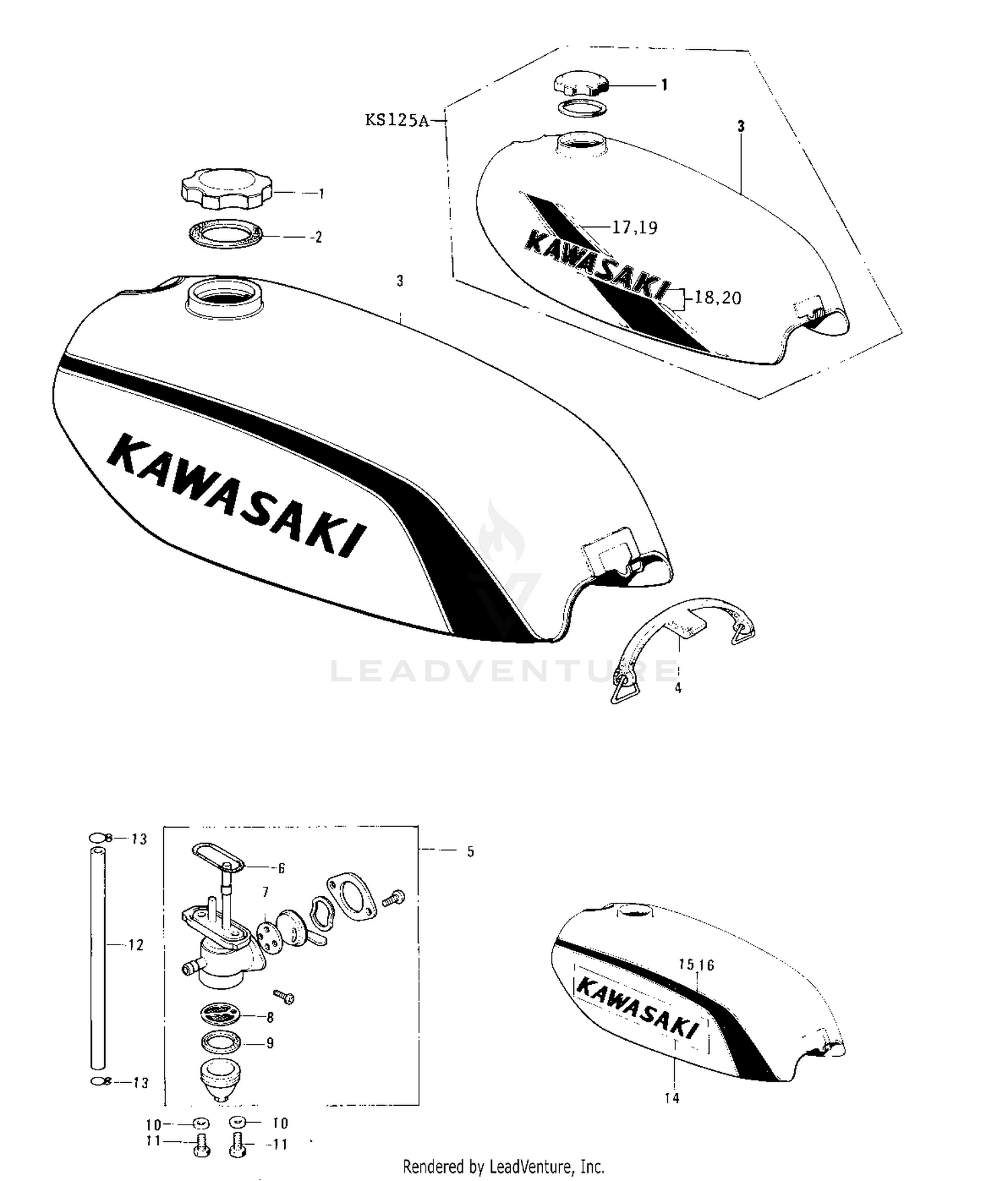 FUEL TANK ('74-'75)