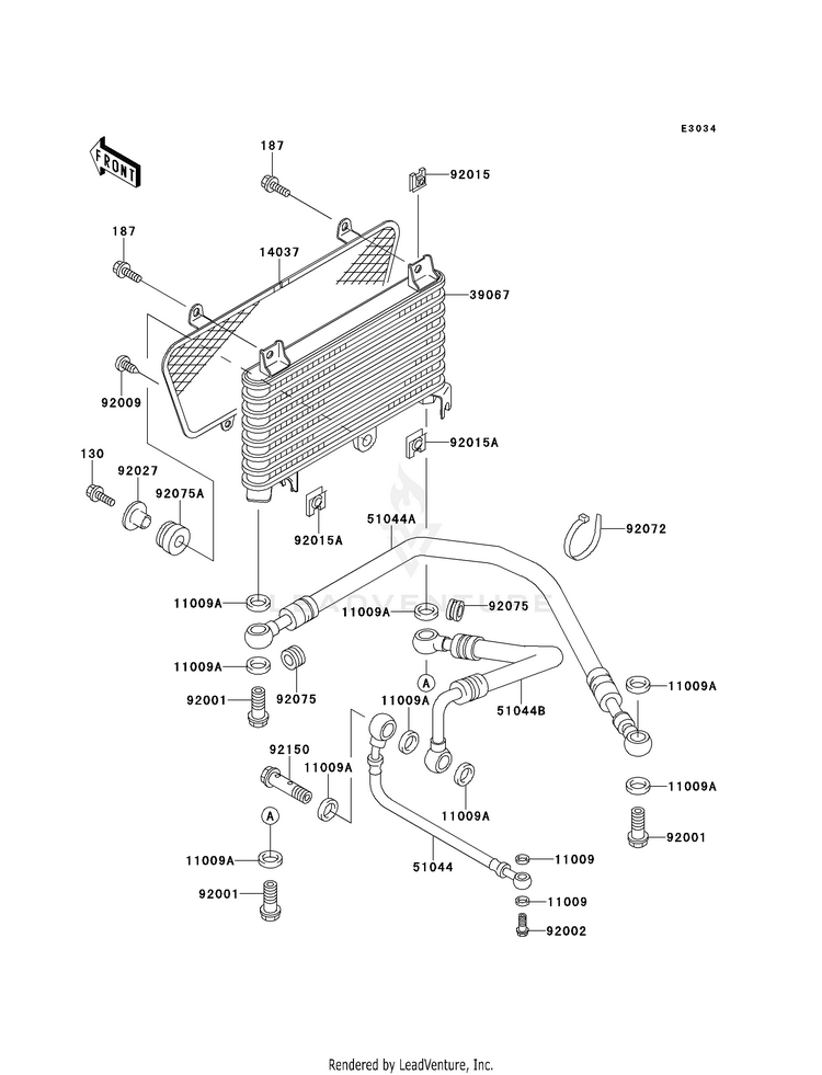 Oil Cooler Schematic
