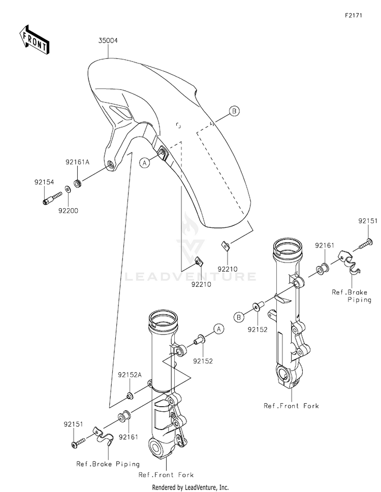 Front Fender(S) Schematic