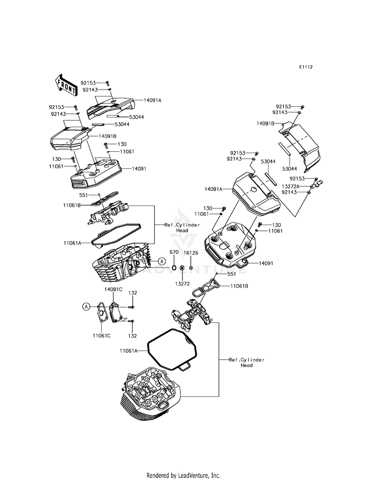 Cylinder Head Cover Schematic