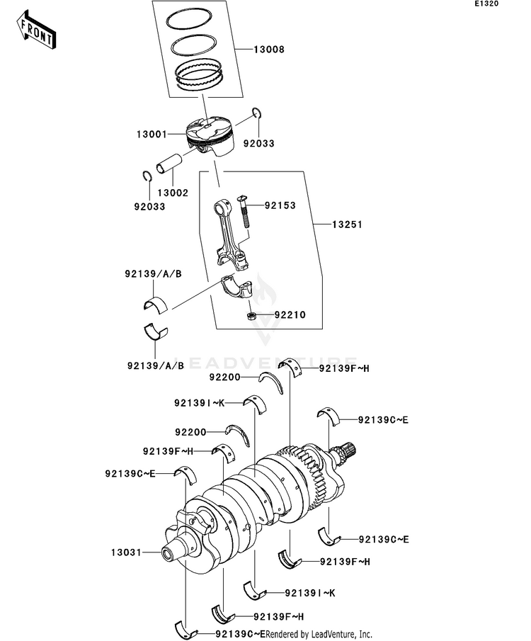 Crankshaft/Piston(S) Schematic