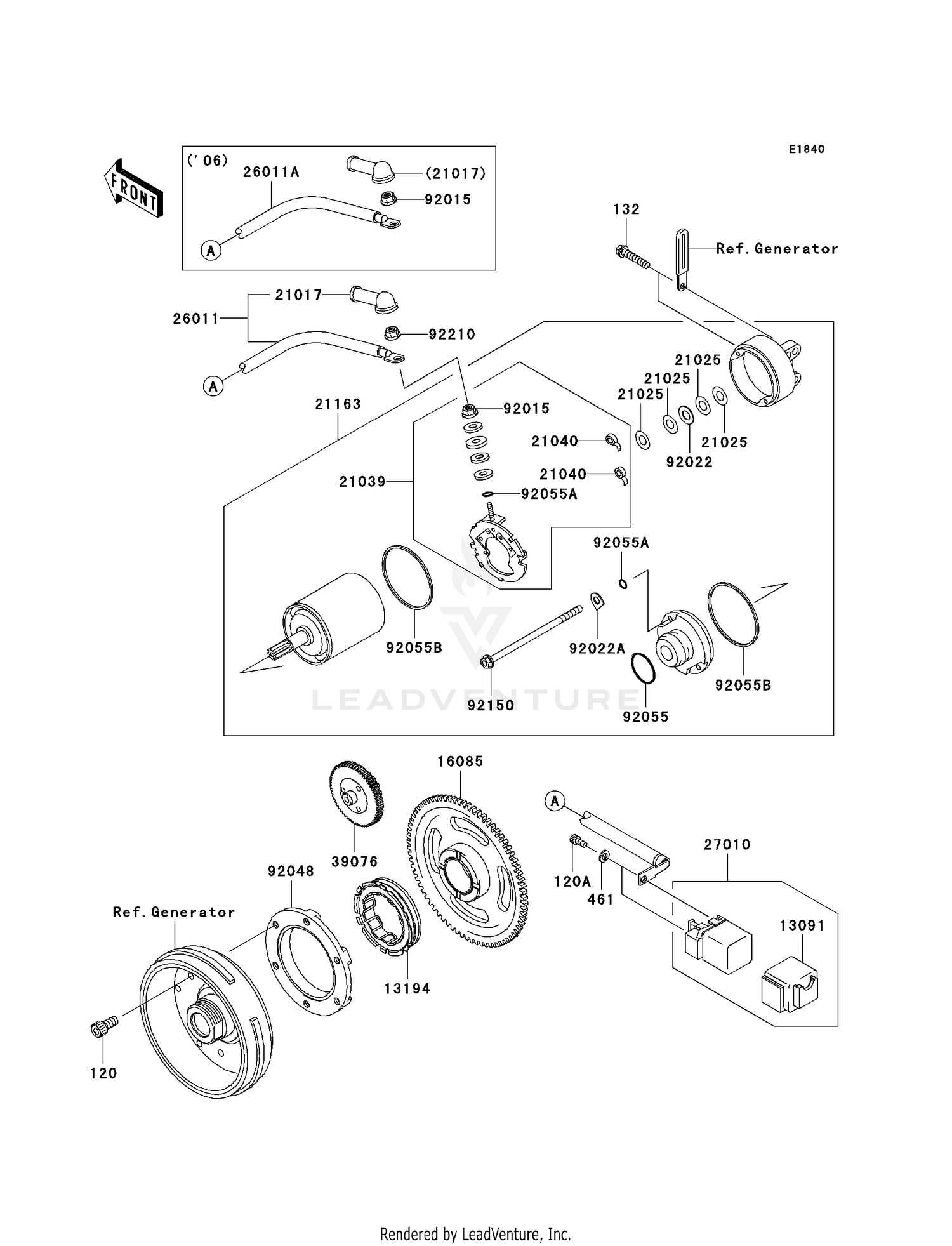 STARTER MOTOR (D6F-D8F)