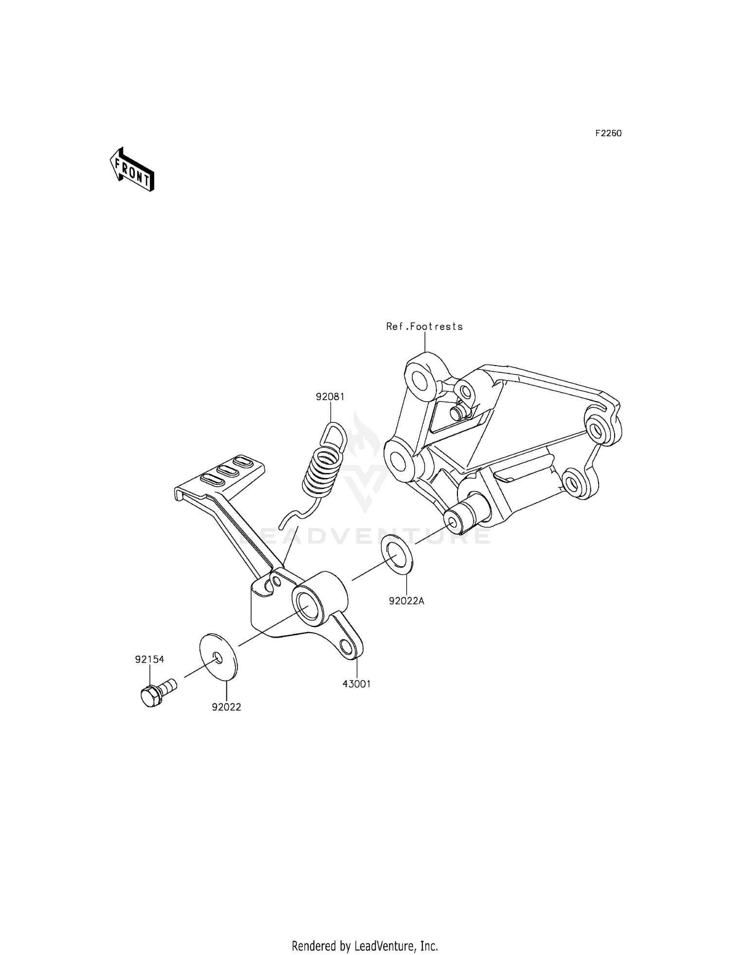 BRAKE PEDAL/TORQUE LINK