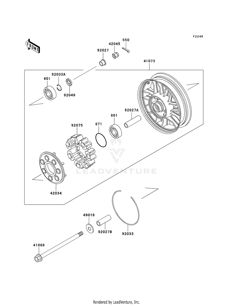 Rear Wheel/Chain Schematic