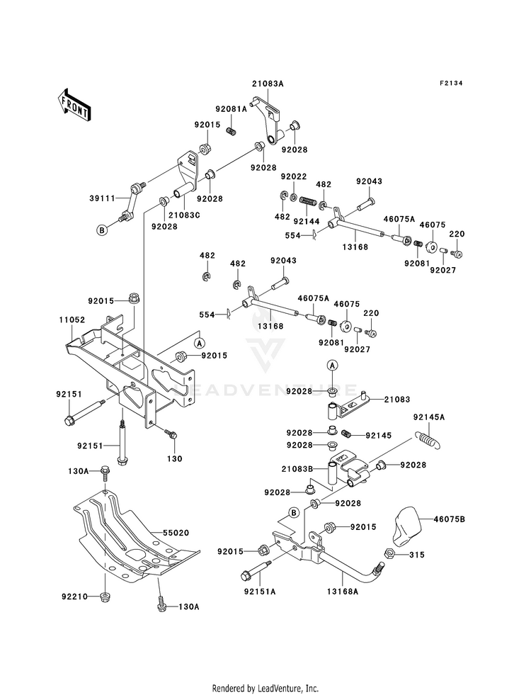 Shift Lever(S) Schematic