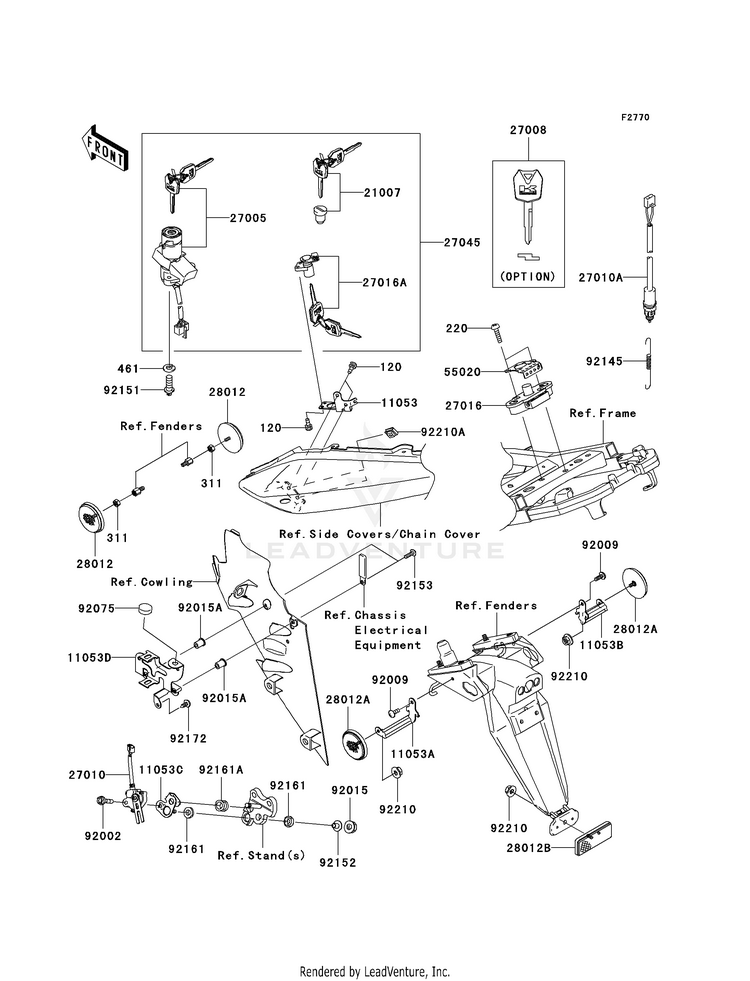 Ignition Switch/Locks/Reflectors Schematic