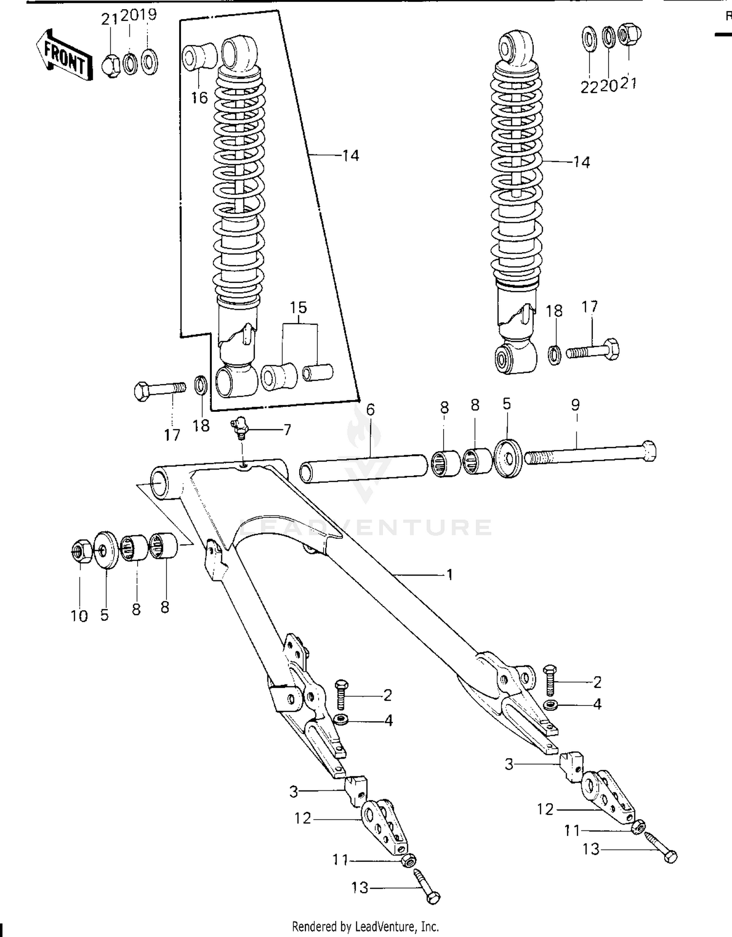 SWING ARM/SHOCK ABSORBERS