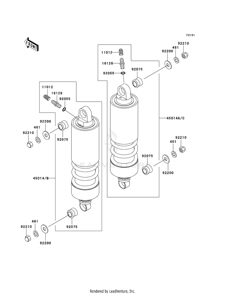 Suspension/Shock Absorber Schematic