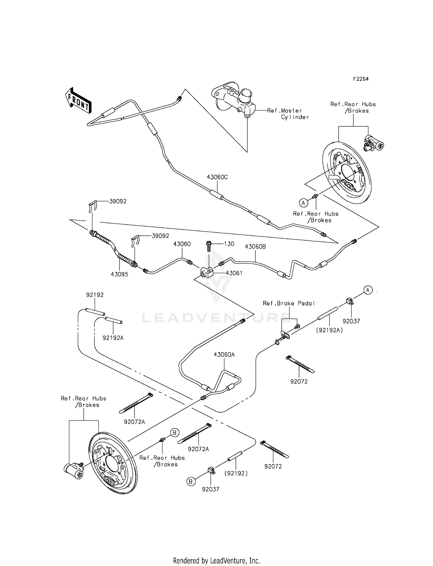 REAR BRAKE PIPING