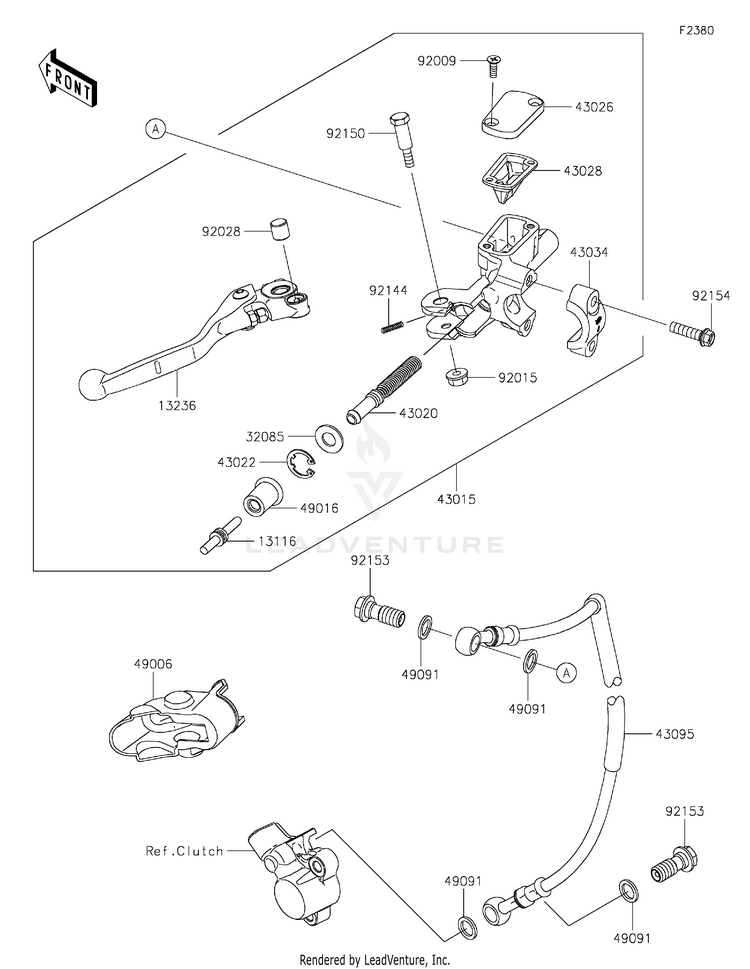 Clutch Master Cylinder Schematic