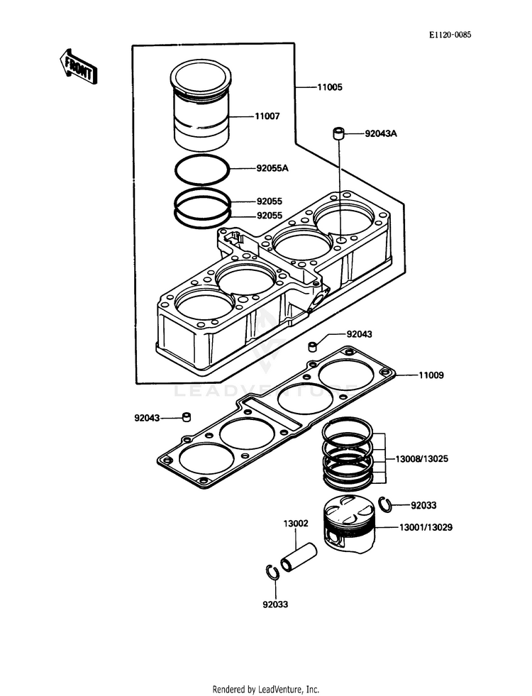 Cylinder/Piston Schematic
