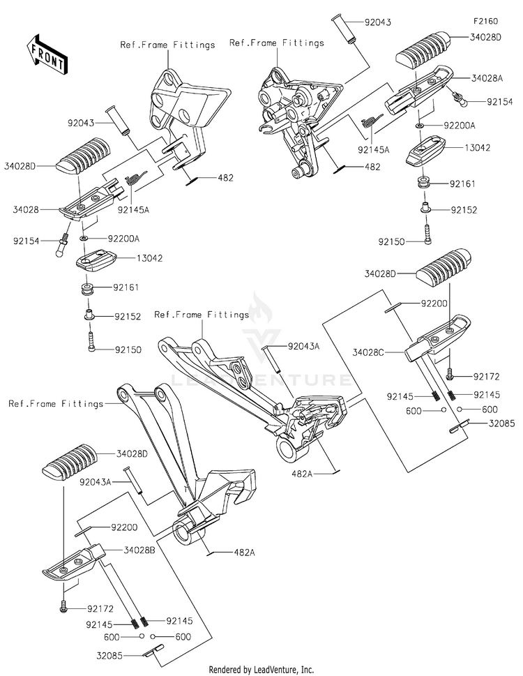 Footrests Schematic