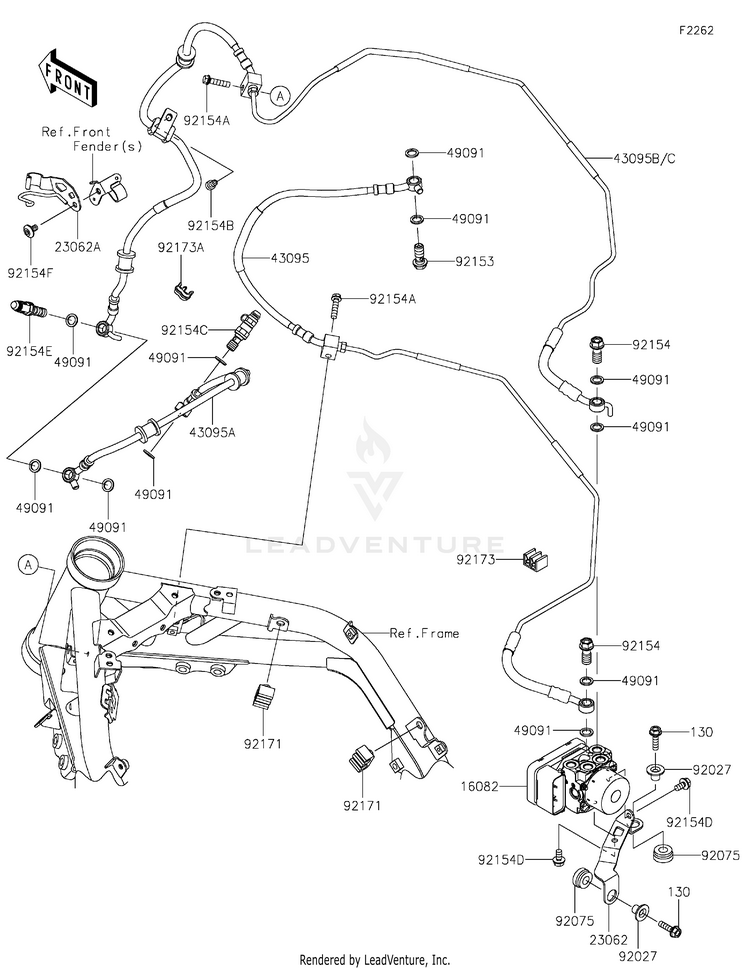 Brake Piping Schematic