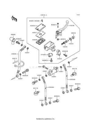 Front Master Cylinder Schematic