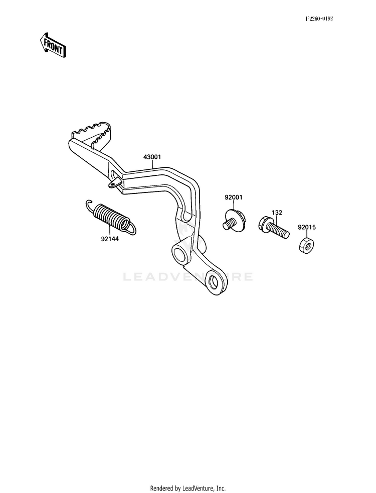 Brake Pedal Schematic