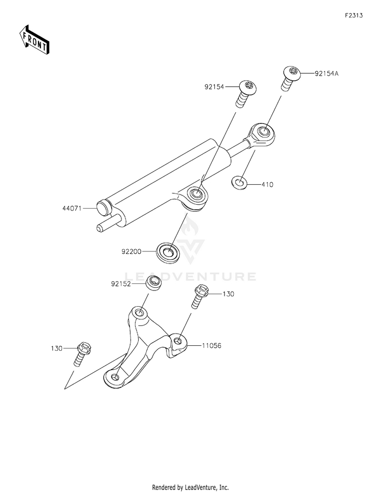 Steering Damper Schematic