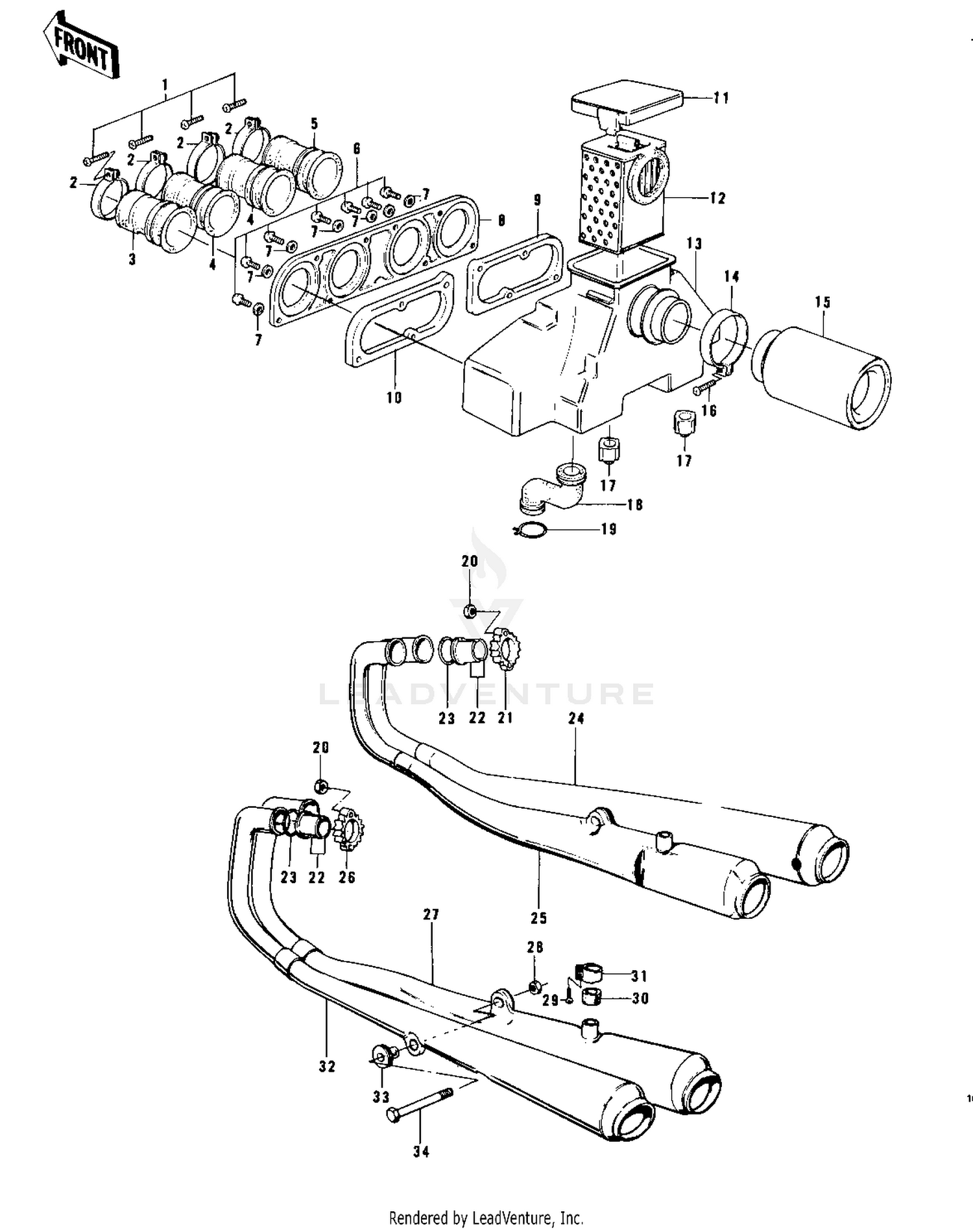 AIR CLEANER/MUFFLERS