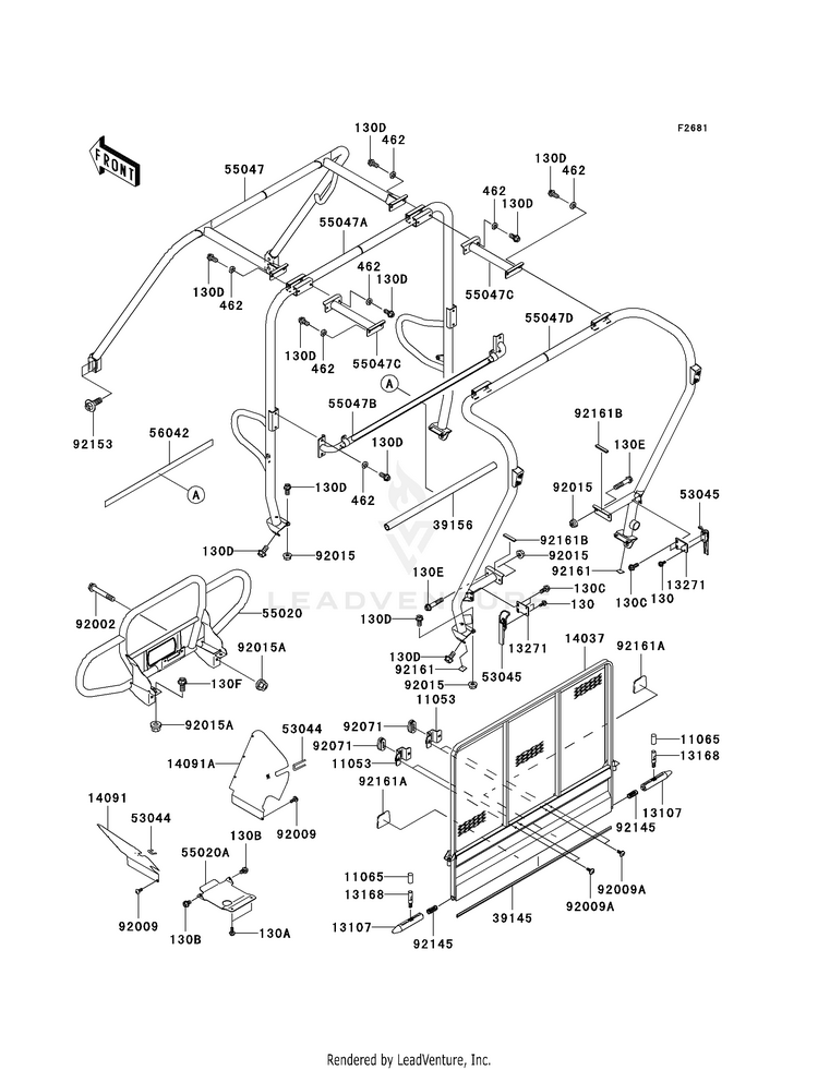 Guards/Cab Frame Schematic