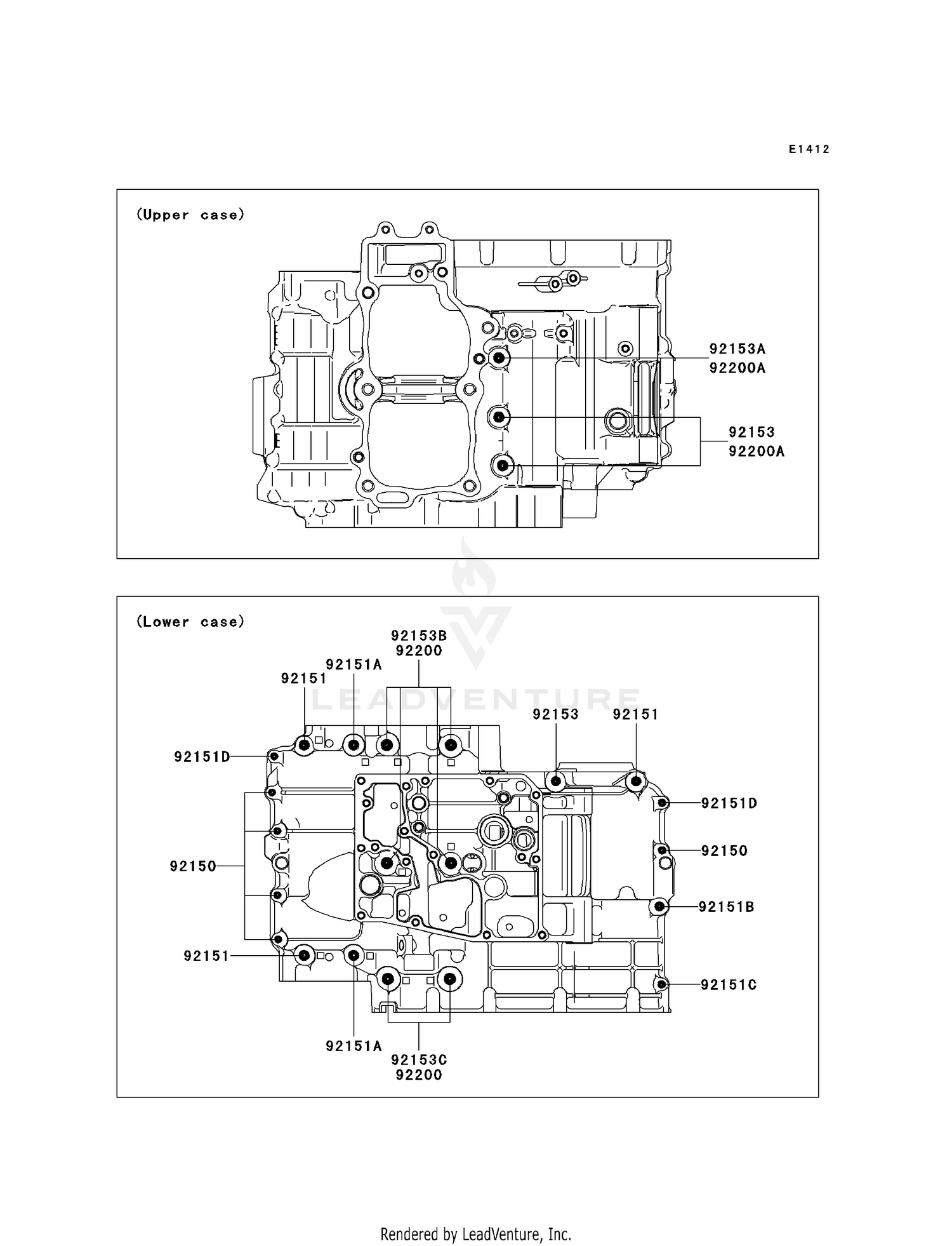 CRANKCASE BOLT PATTERN