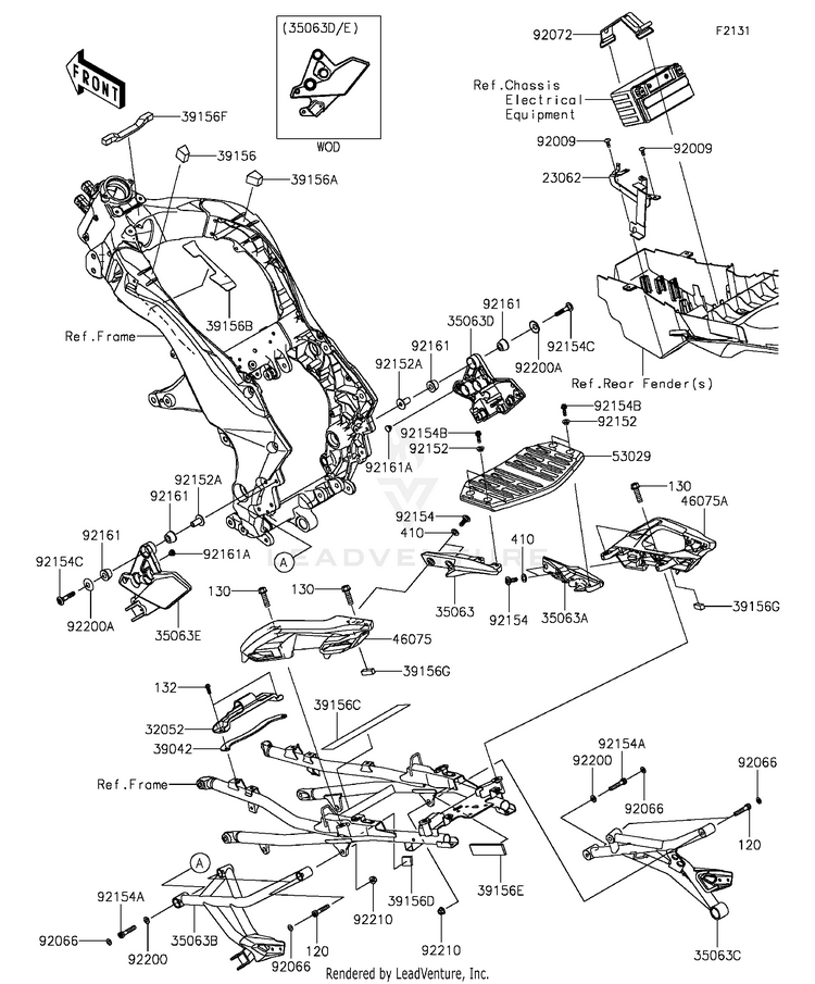 Frame Fittings Schematic