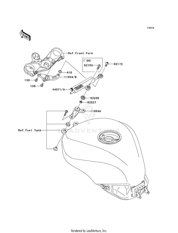 Steering Damper Schematic
