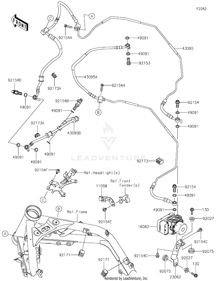Brake Piping Schematic