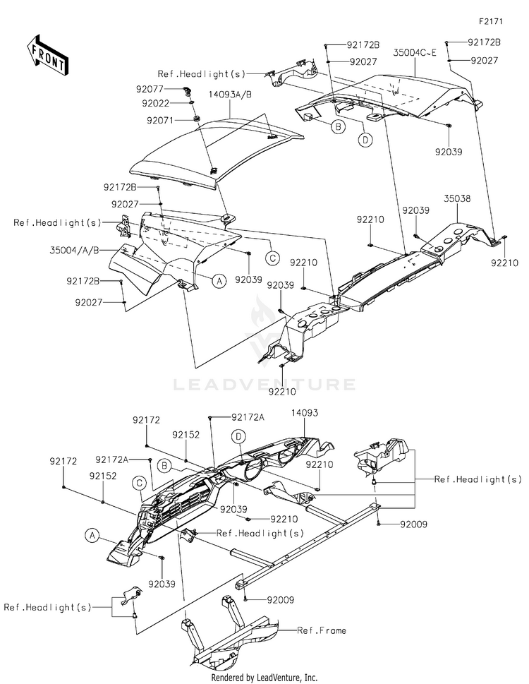 Front Fender(S) Schematic