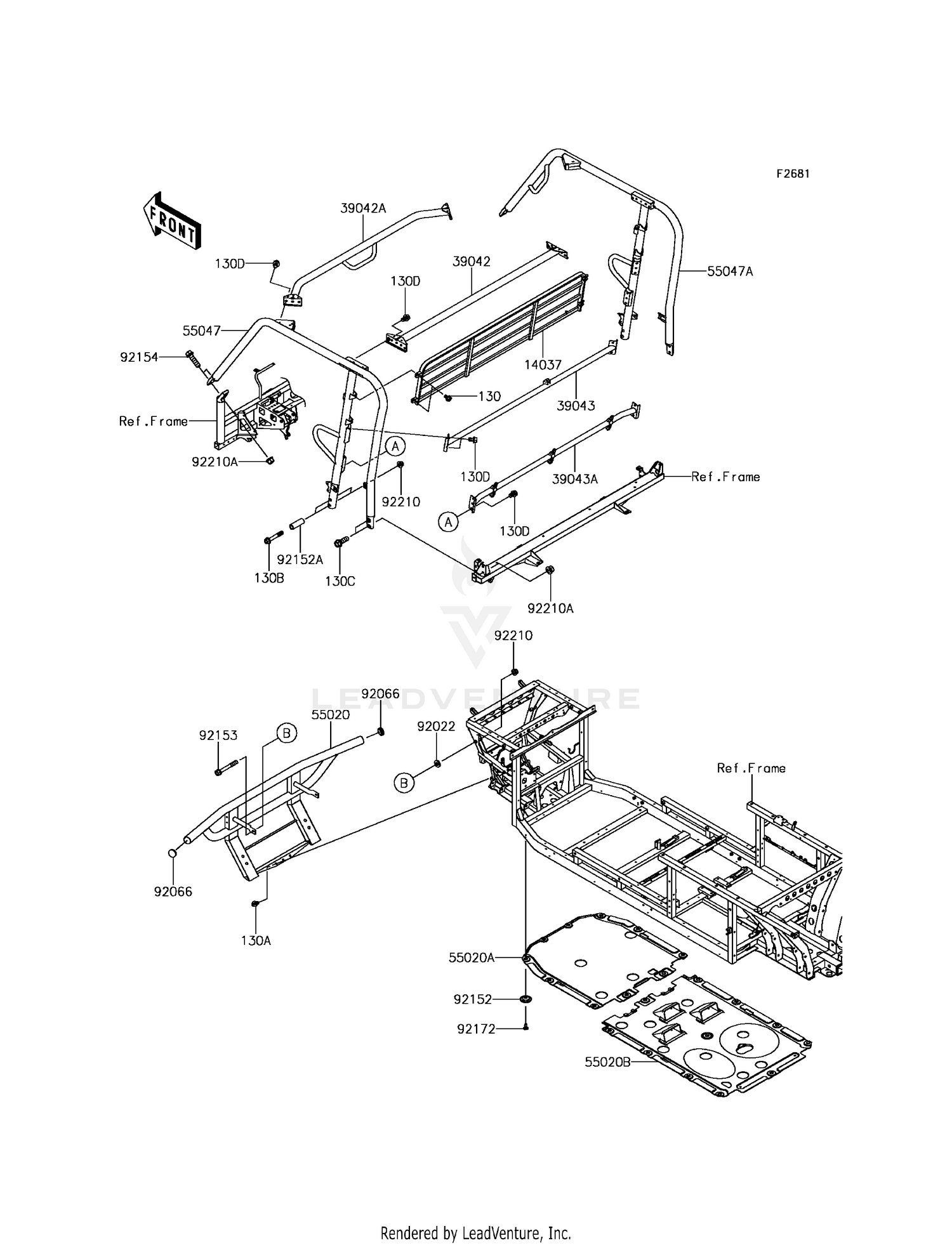 GUARDS/CAB FRAME
