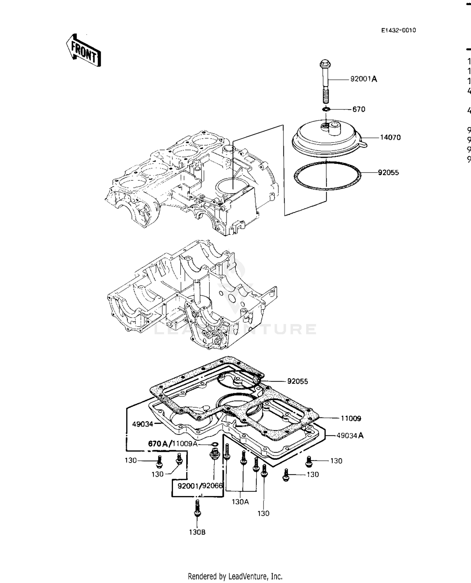 BREATHER COVER/OIL PAN