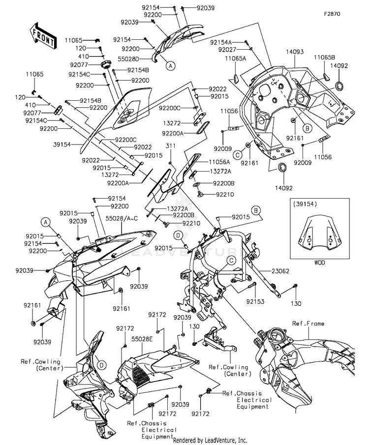 Cowling(Upper) Schematic