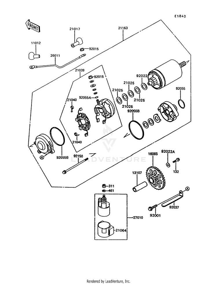 Starter Motor Schematic