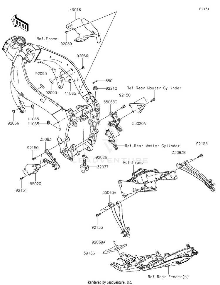 Frame Fittings Schematic