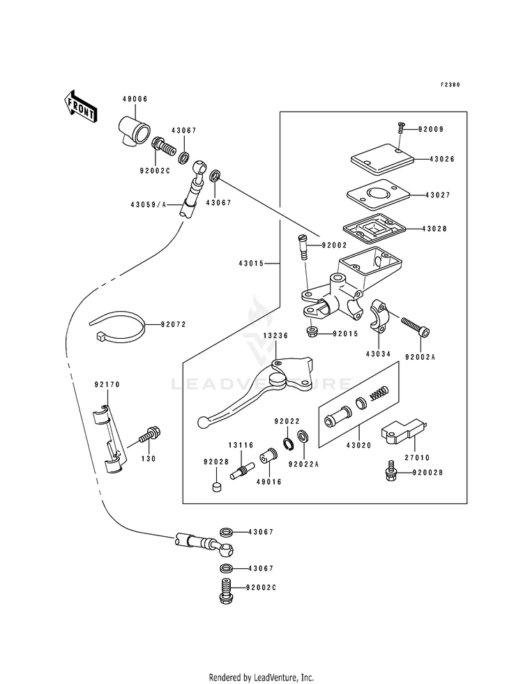 Clutch Master Cylinder Schematic