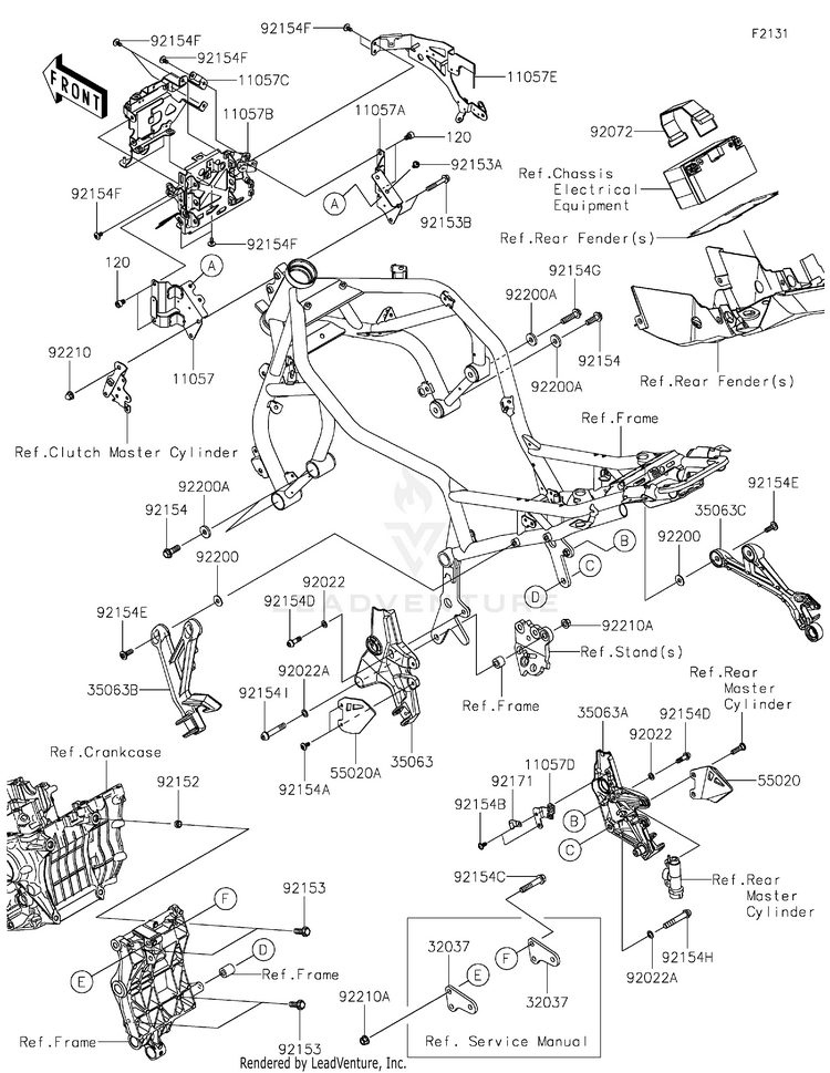 Frame Fittings Schematic