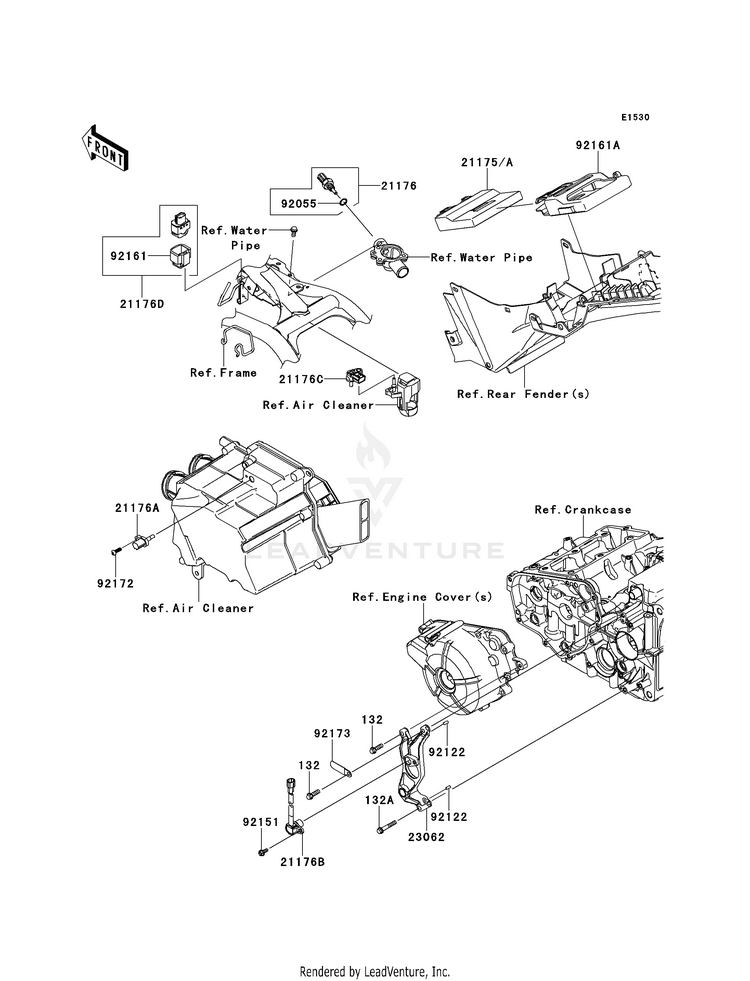 Fuel Injection EX300BEF Ninja 300 ABS (2014) Schematic
