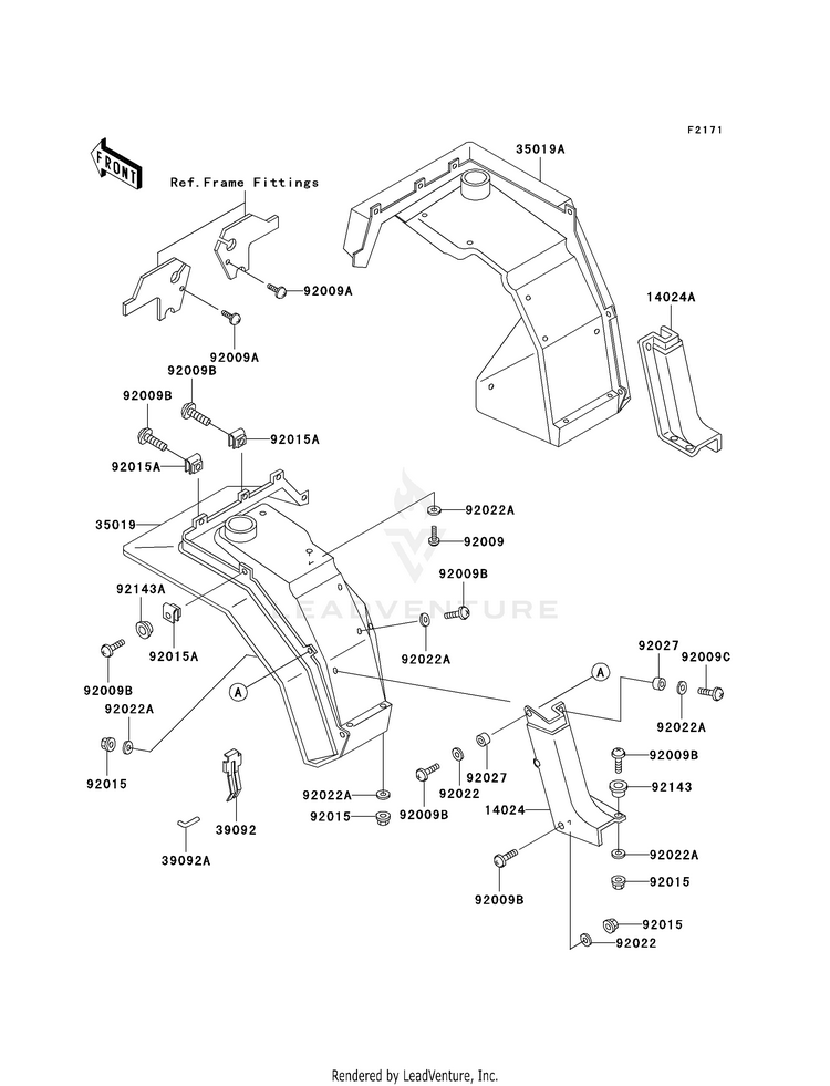 Front Fender(S) Schematic