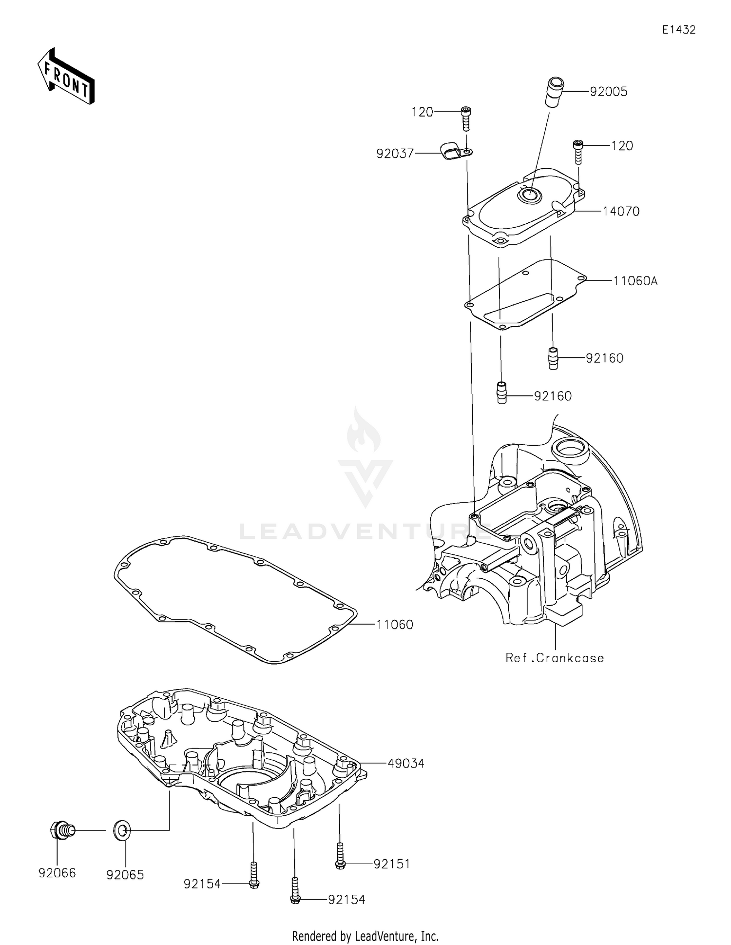 Breather Cover/Oil Pan