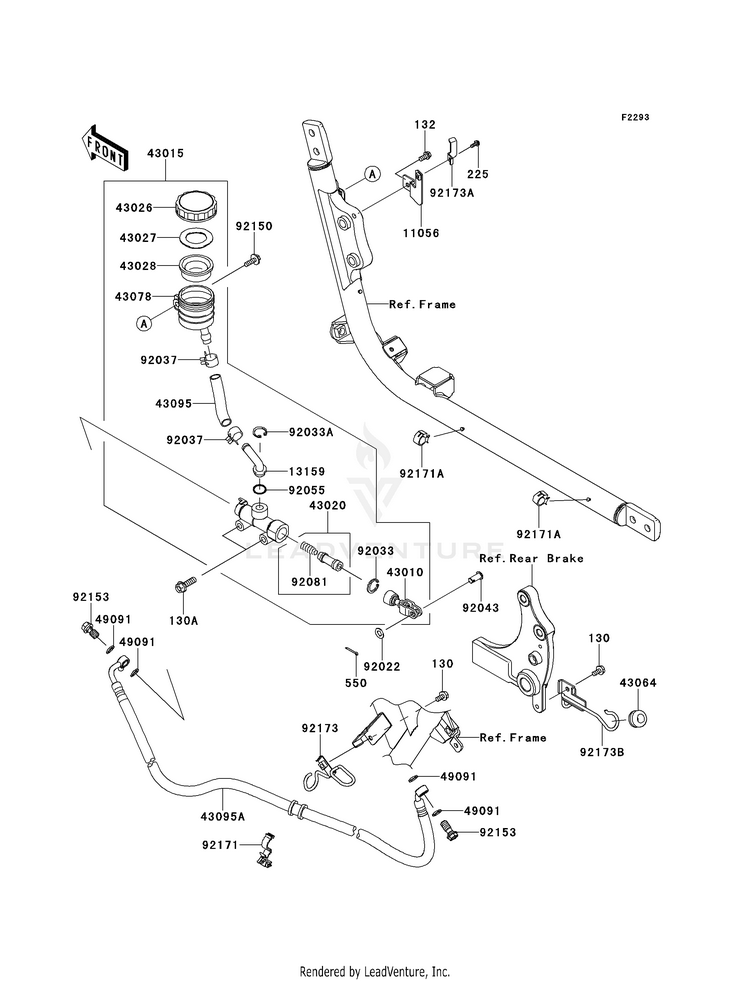 Rear Master Cylinder Schematic