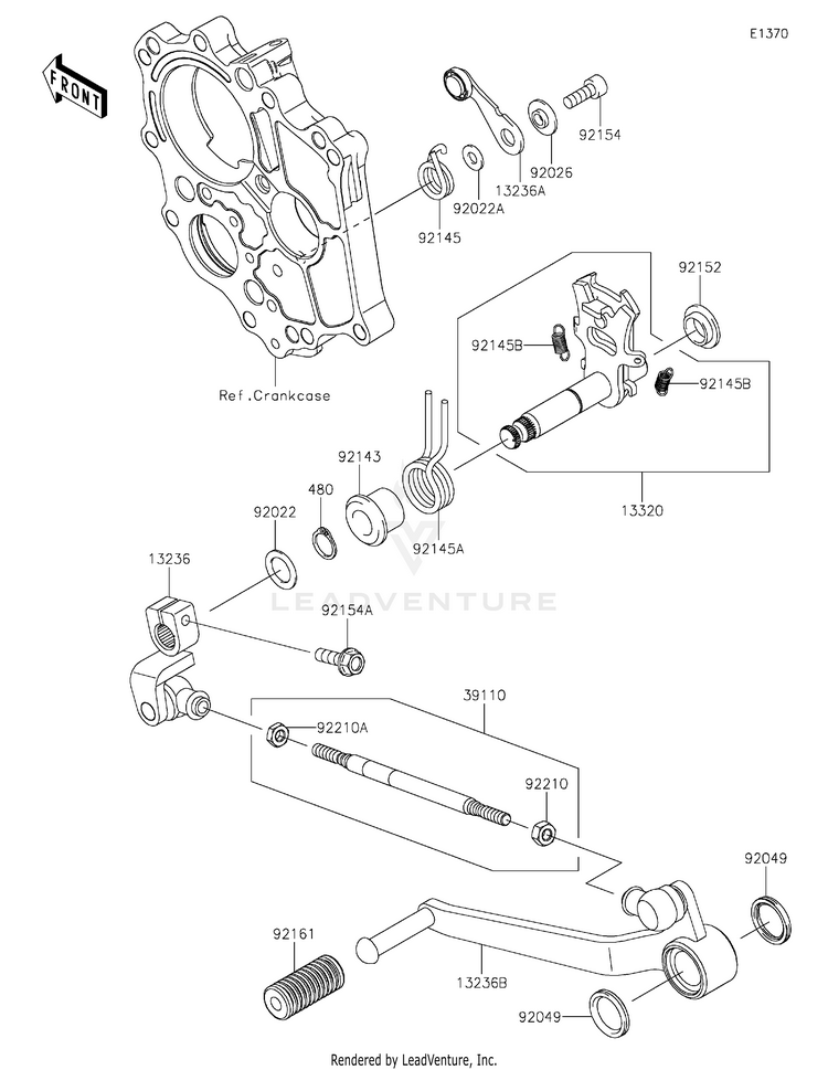 Gear Change Mechanism Schematic