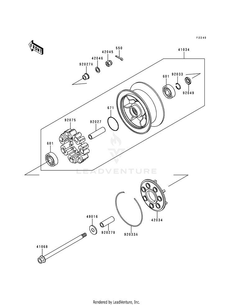 Rear Wheel/Chain Schematic
