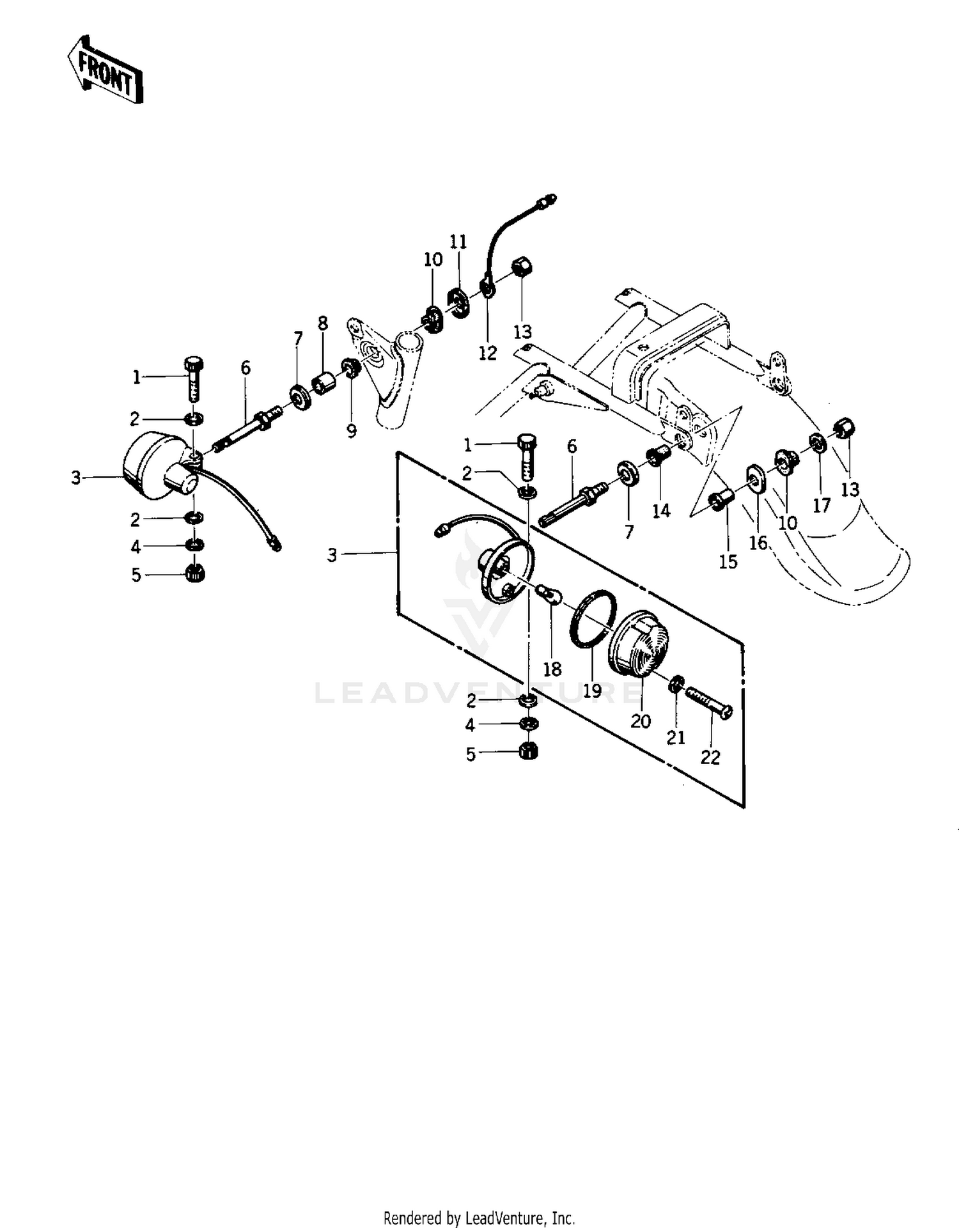 TURN SIGNALS ('76-'77 S2/S3)