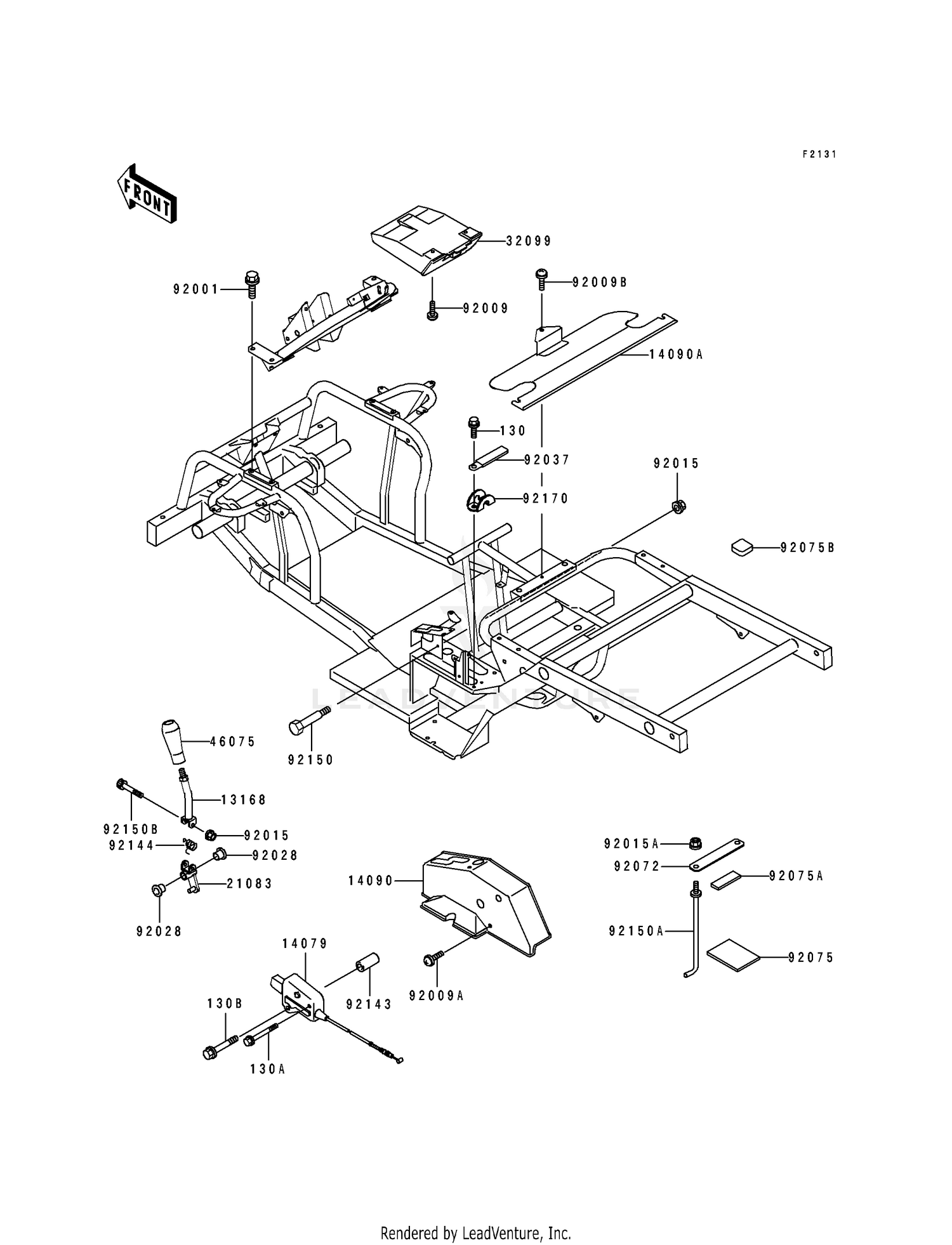 46075-1075 GRIP,SHIFT LEVER