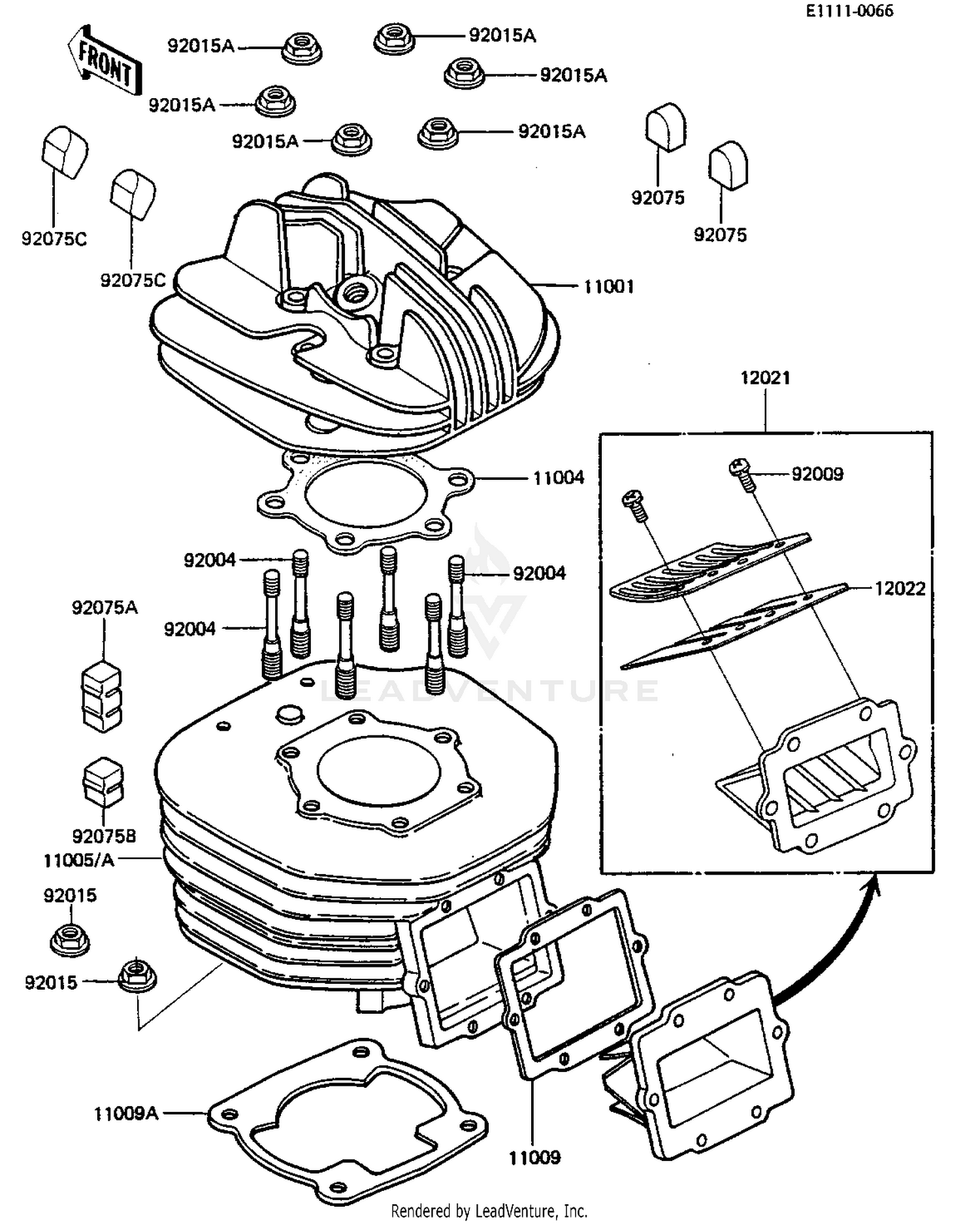 CYLINDER HEAD/CYLINDER/REED VALVE