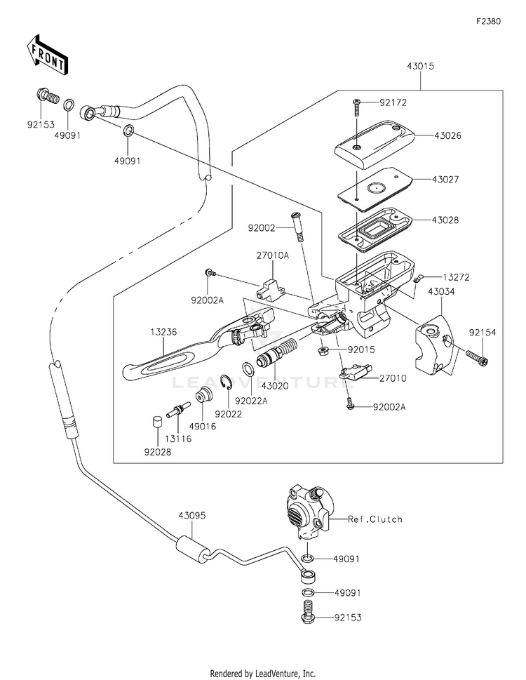Clutch Master Cylinder Schematic